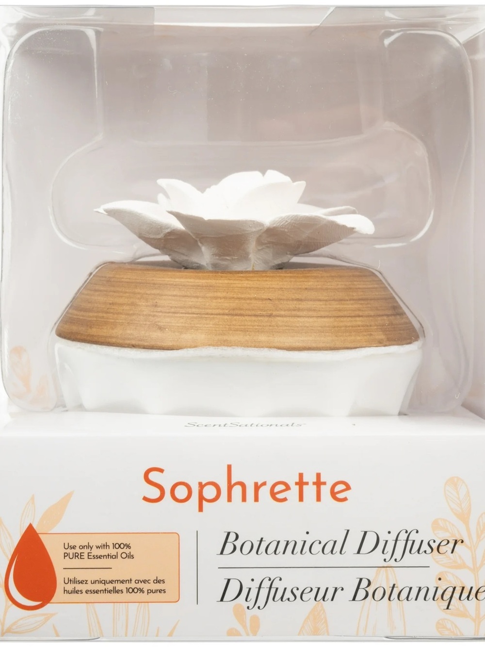 Sophrette Botanical Diffuser Ceramic Essential Oil Wicking Diffuser. NEW ❤️
